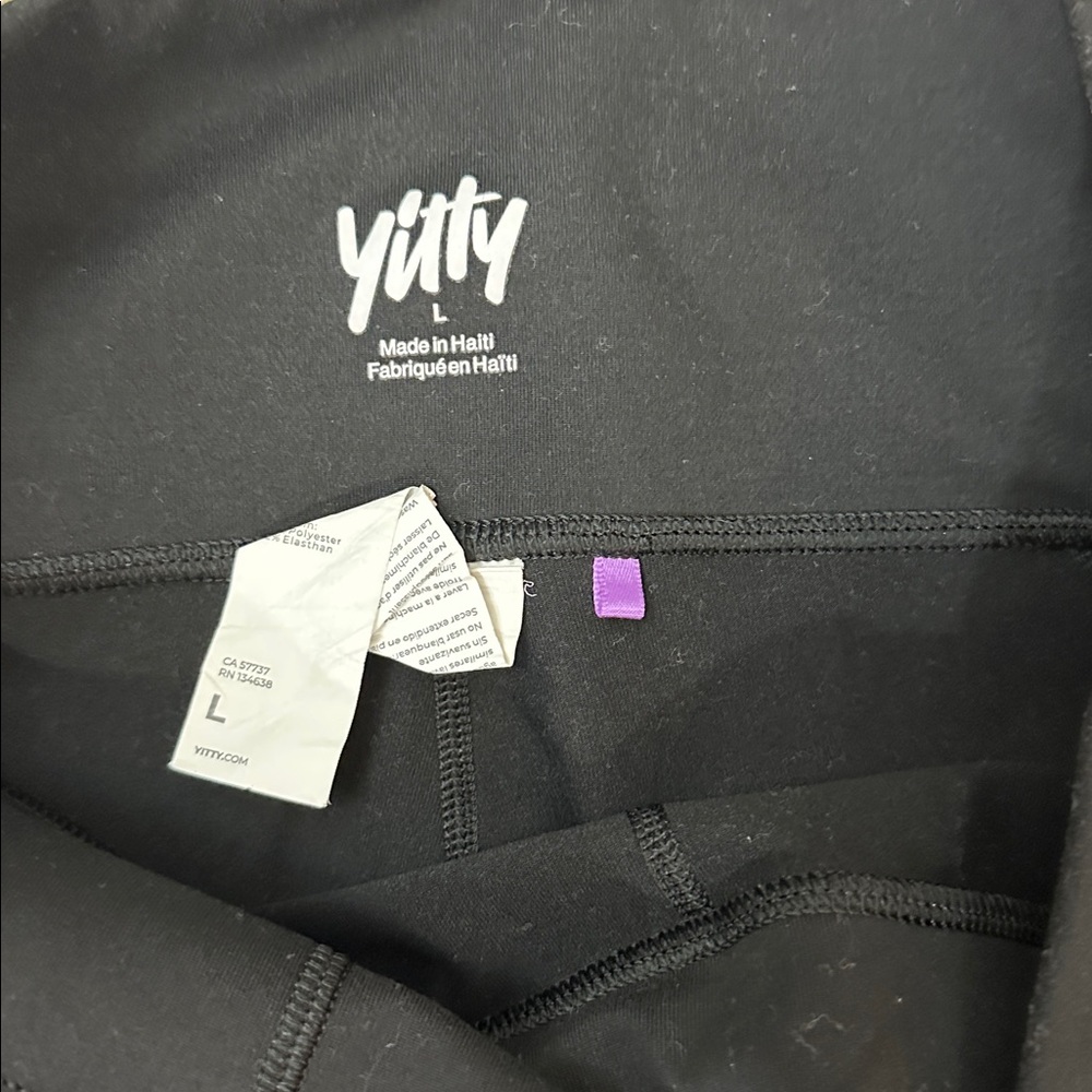 Fabletics Yitty Split Flare Legging Large - image 5